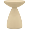 Meridian Furniture Anika Beige Iron Side Table