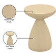 Meridian Furniture Anika Beige Iron Side Table