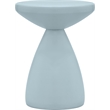 Meridian Furniture Anika Light Blue Iron Side Table