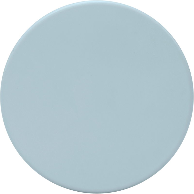 meridian furniture anika light blue iron side table