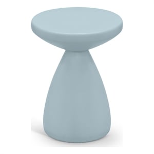 Meridian Furniture Anika Light Blue Iron Side Table