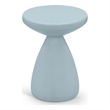 Meridian Furniture Anika Light Blue Iron Side Table