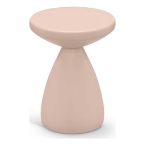 Meridian Furniture Anika Pink Iron Side Table