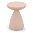 Meridian Furniture Anika Pink Iron Side Table