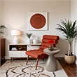 Meridian Furniture Anika Taupe Iron Side Table
