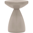 Meridian Furniture Anika Taupe Iron Side Table