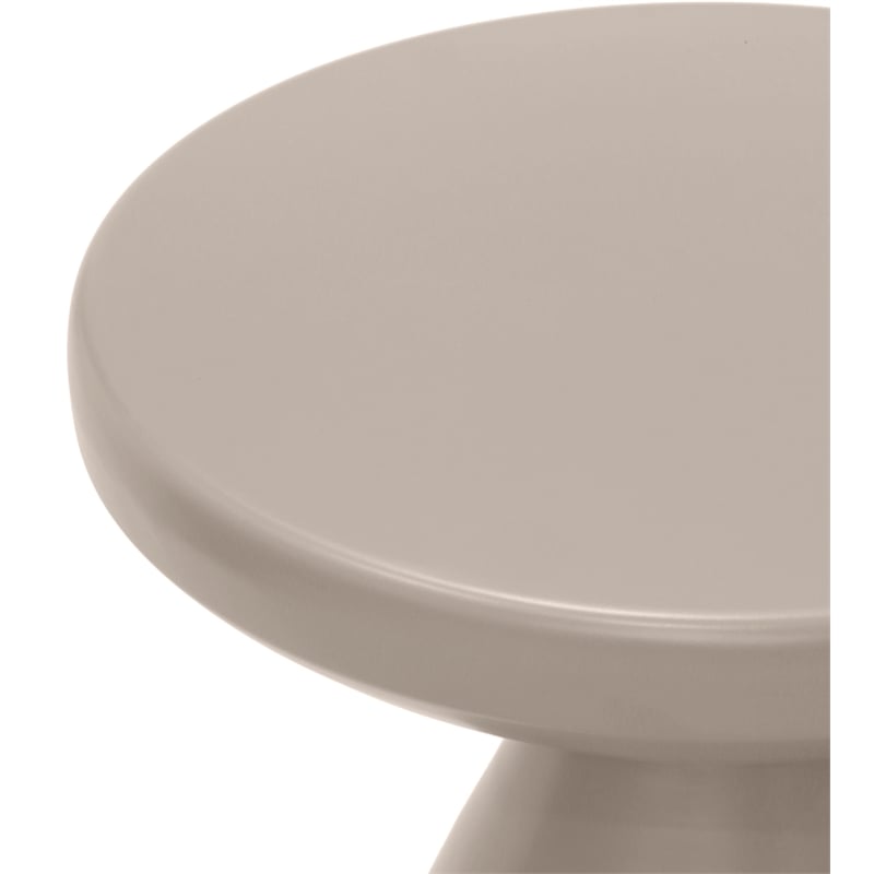 Meridian Furniture Anika Taupe Iron Side Table