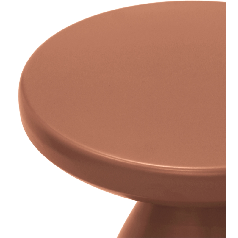 Meridian Furniture Anika Terracotta Iron Side Table