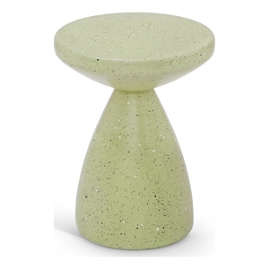 Meridian Furniture Anika Green Iron Terrazzo Side Table