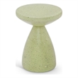 Meridian Furniture Anika Green Iron Terrazzo Side Table
