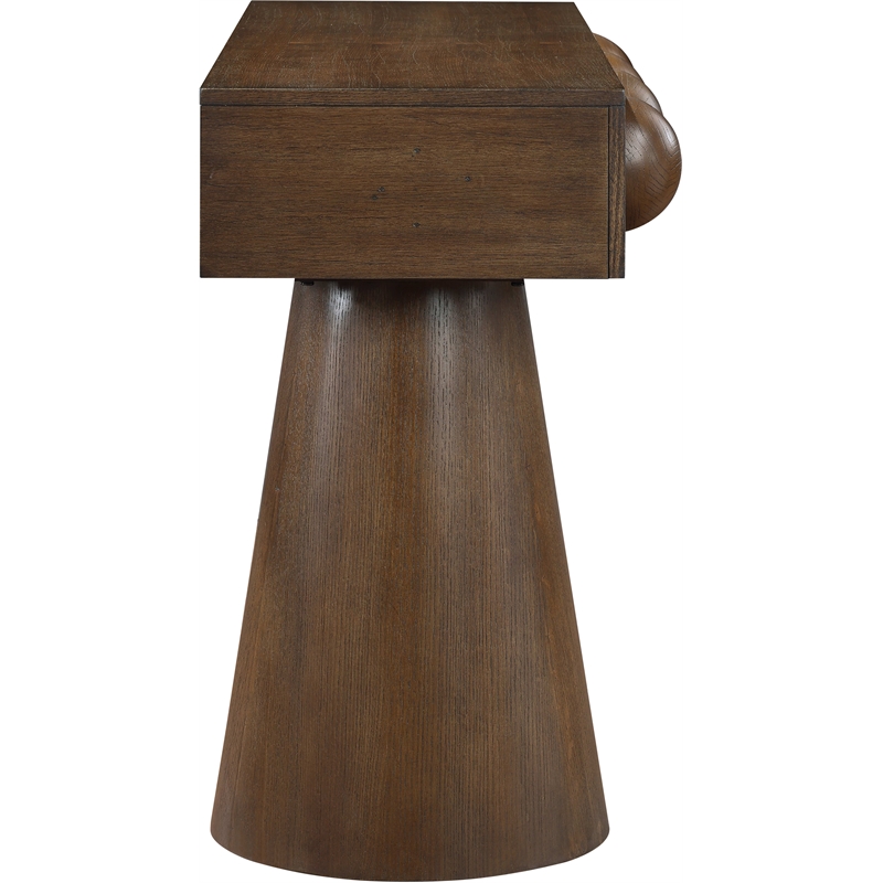 Meridian Furniture Bracciano Brown Oak Veneer Console Table