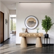 Meridian Furniture Bracciano Natural Oak Veneer Console Table