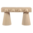Meridian Furniture Bracciano Natural Oak Veneer Console Table