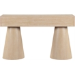 Meridian Furniture Bracciano Natural Oak Veneer Console Table