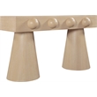 Meridian Furniture Bracciano Natural Oak Veneer Console Table