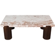 Meridian Furniture Campania Cream Marble Coffee Table