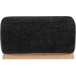 Meridian Furniture Akira Black Upholstered Ottoman