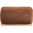 Meridian Furniture Akira Cognac Upholstered Ottoman