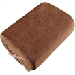 Meridian Furniture Akira Cognac Upholstered Ottoman