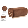 Meridian Furniture Akira Cognac Upholstered Ottoman