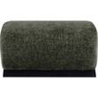 Meridian Furniture Akira Green Upholstered Ottoman