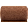 Meridian Furniture Akira Cognac Upholstered Ottoman