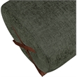 Meridian Furniture Akira Green Upholstered Ottoman