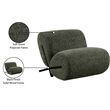 Meridian Furniture Akira Green Upholstered Accent Chair