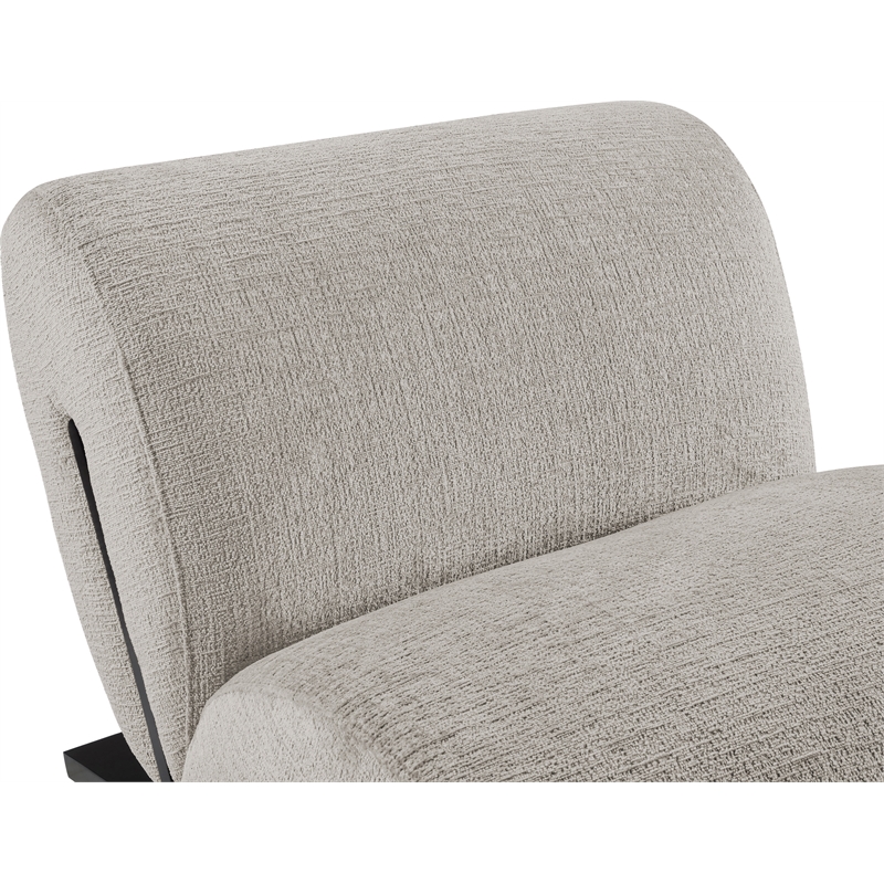 Meridian Furniture Akira Grey Upholstered Accent Chair