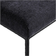 Meridian Furniture Reeves Black Chenille Fabric Dining Side Chair (Set of 2)