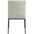 Meridian Furniture Reeves Mint Chenille Fabric Dining Side Chair (Set of 2)