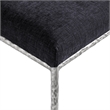 Meridian Furniture Reeves Black Chenille Fabric Dining Side Chair (Set of 2)