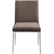 Meridian Furniture Reeves Brown Chenille Fabric Dining Side Chair (Set of 2)