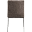Meridian Furniture Reeves Brown Chenille Fabric Dining Side Chair (Set of 2)
