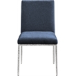 Meridian Furniture Reeves Navy Chenille Fabric Dining Side Chair (Set of 2)