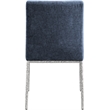 Meridian Furniture Reeves Navy Chenille Fabric Dining Side Chair (Set of 2)