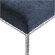 Meridian Furniture Reeves Navy Chenille Fabric Dining Side Chair (Set of 2)