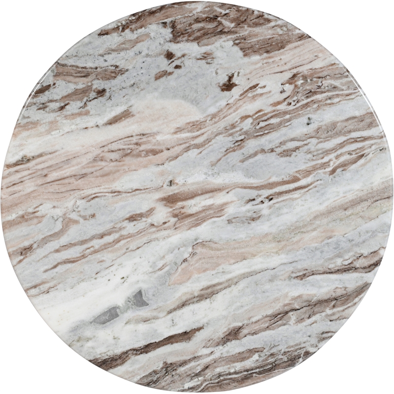 Meridian Furniture Genoa Brown Marble Coffee Table