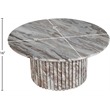 Meridian Furniture Genoa Brown Marble Coffee Table