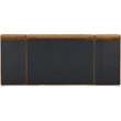 Meridian Furniture Amara Saddle Velvet Queen Bed with Added Panels