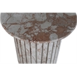 Meridian Furniture Genoa Cream Marble End Table