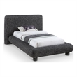 Meridian Furniture Blair Black Fabric Upholstered Twin Bed