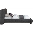 Meridian Furniture Blair Black Fabric Upholstered Twin Bed