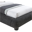 Meridian Furniture Blair Black Fabric Upholstered Twin Bed