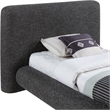 Meridian Furniture Blair Black Fabric Upholstered Twin Bed