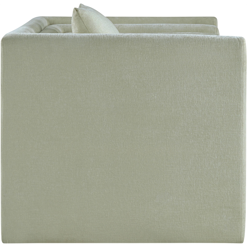 Meridian Furniture Everett Mint Chenille Fabric Upholstered Chair