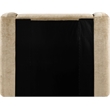 Meridian Furniture Modena Beige Chenille Fabric Upholstered Twin Bed