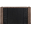 Meridian Furniture Modena Brown Chenille Fabric Upholstered Queen Bed