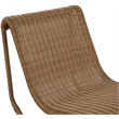 Meridian Furniture Antigua Natural Wicker And Steel Outdoor Patio Rocker