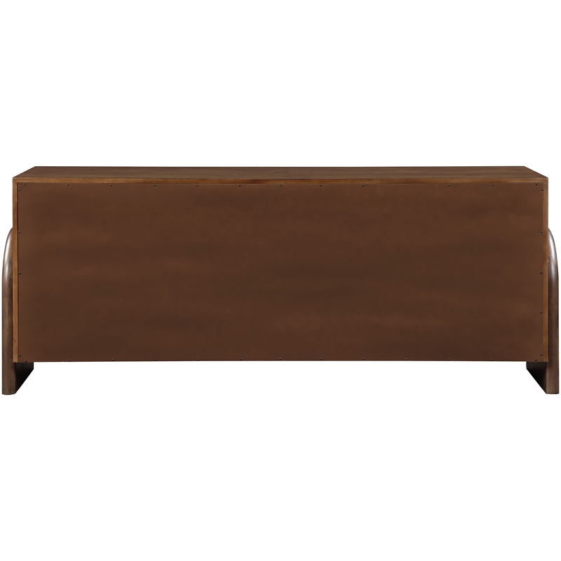 Meridian Furniture Elanor Brown Oak Veneer And Solid Wood Sideboard/Buffet